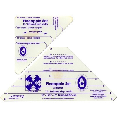 Marti Michell | Régua Perfect Patchwork Templates - Pineapple