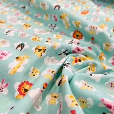 FABRICART | Mini Zoo - Menta