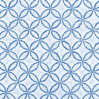Tecido Robert Kaufman | Shibori Blues - White with Blue Circles
