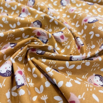 Tecido Le Tissu by Domotex | Coruja - Mostarda