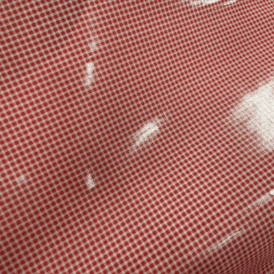 Tecido Plastificado | Quadradinhos - Salmão