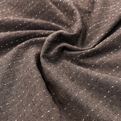 Tecido Japonês | Basic Stitched - Castanho Escuro