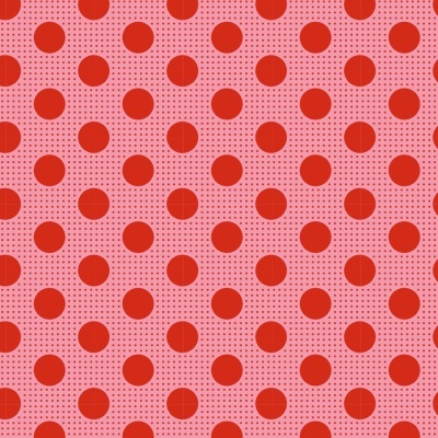 Tecido Tilda | Medium Dots - Salmon
