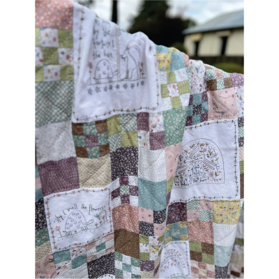 Hatched and Patched | Slow and Steady Quilt