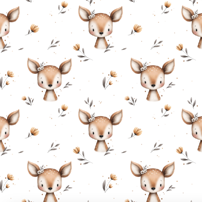 Tecido Pontotextil | Bambi - Branco
