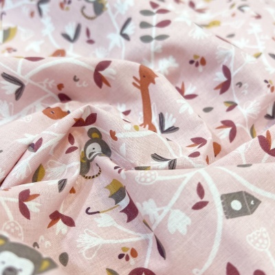 Tecido Le Tissu by Domotex | Jungle - Rosa