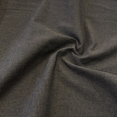 Tecido Japonês | Micro Vichy - Castanho Acinzentado