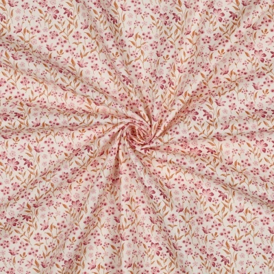 Tecido Poppy | Flores - Rosa