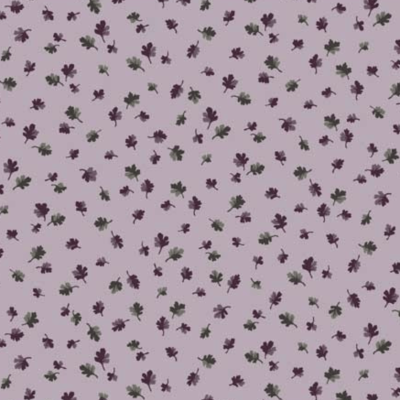 Tecido Stof | Tiny Delight - Autumn Leaves - Lilás