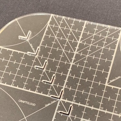 Régua CraftCloud Multi-Curvas