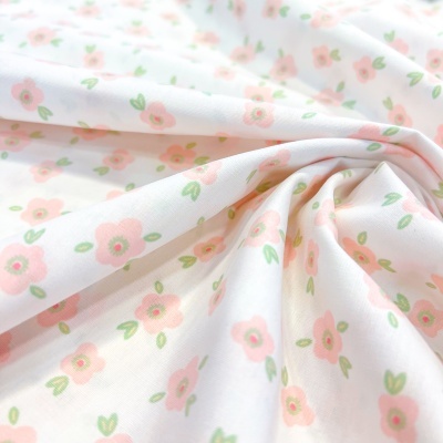 Tecido Poppy | Flowers - Branco