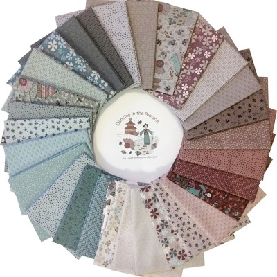 Tecido Lynette Anderson | Dancing in the Blossom - Grey