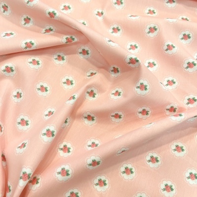 Tecido Poppy | Roses - Rosa