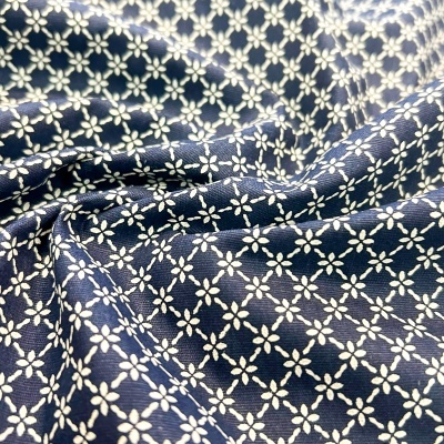 FABRICART | Cerca de Flores - Azul Escuro