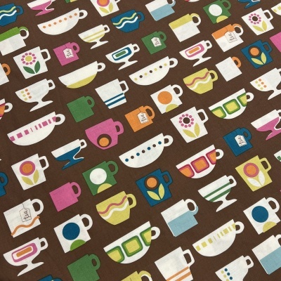 Tecido Windham | Cream and Sugar - Tea Cups