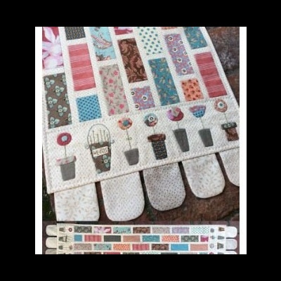 Hatched and Patched - Garden Path Tablerunner 2