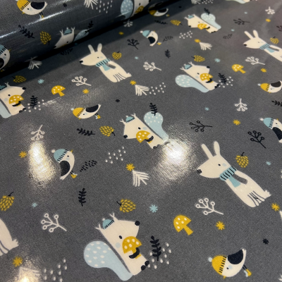 Tecido Plastificado | Amigos na Neve