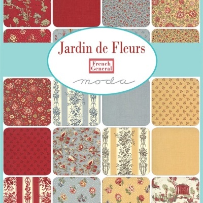 Honey Bun MODA | French General - Jardin de Fleurs