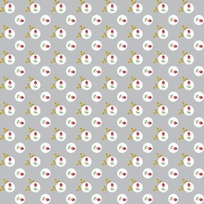 Tecido Poppy | Eglantine - Cinzento