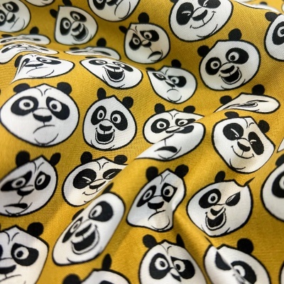 Tecido Poppy | Kung-Fu Panda - Mostarda