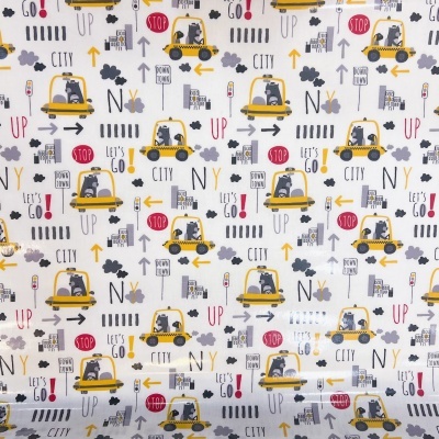 Tecido Plastificado | Urso Taxista