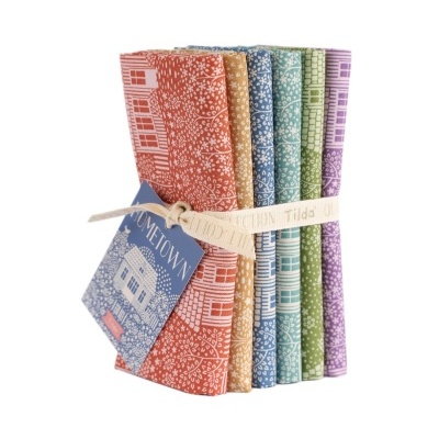 Tilda Fat Quarter Bundle Hometown | My Neighborhood