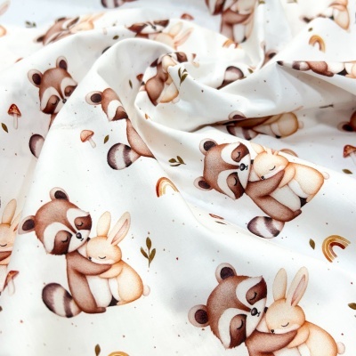 Tecido Pontotextil | Amizade - Branco