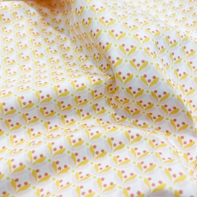 Tecido Poppy | Floral Fantasy Mini - Branco