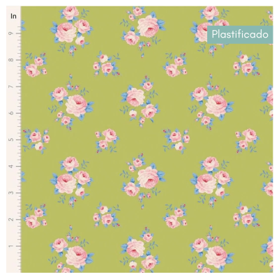 Tecido Plastificado | Tilda - Mille Lime
