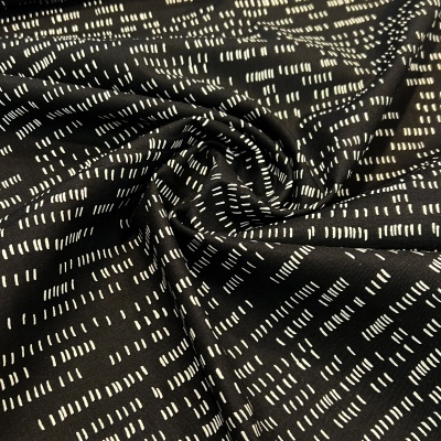 Tecido Andover | Dash - Preto e Branco