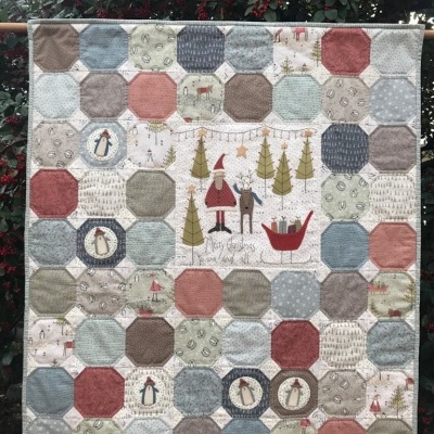 Hatched and Patched | Merry Christmas Wallhanging