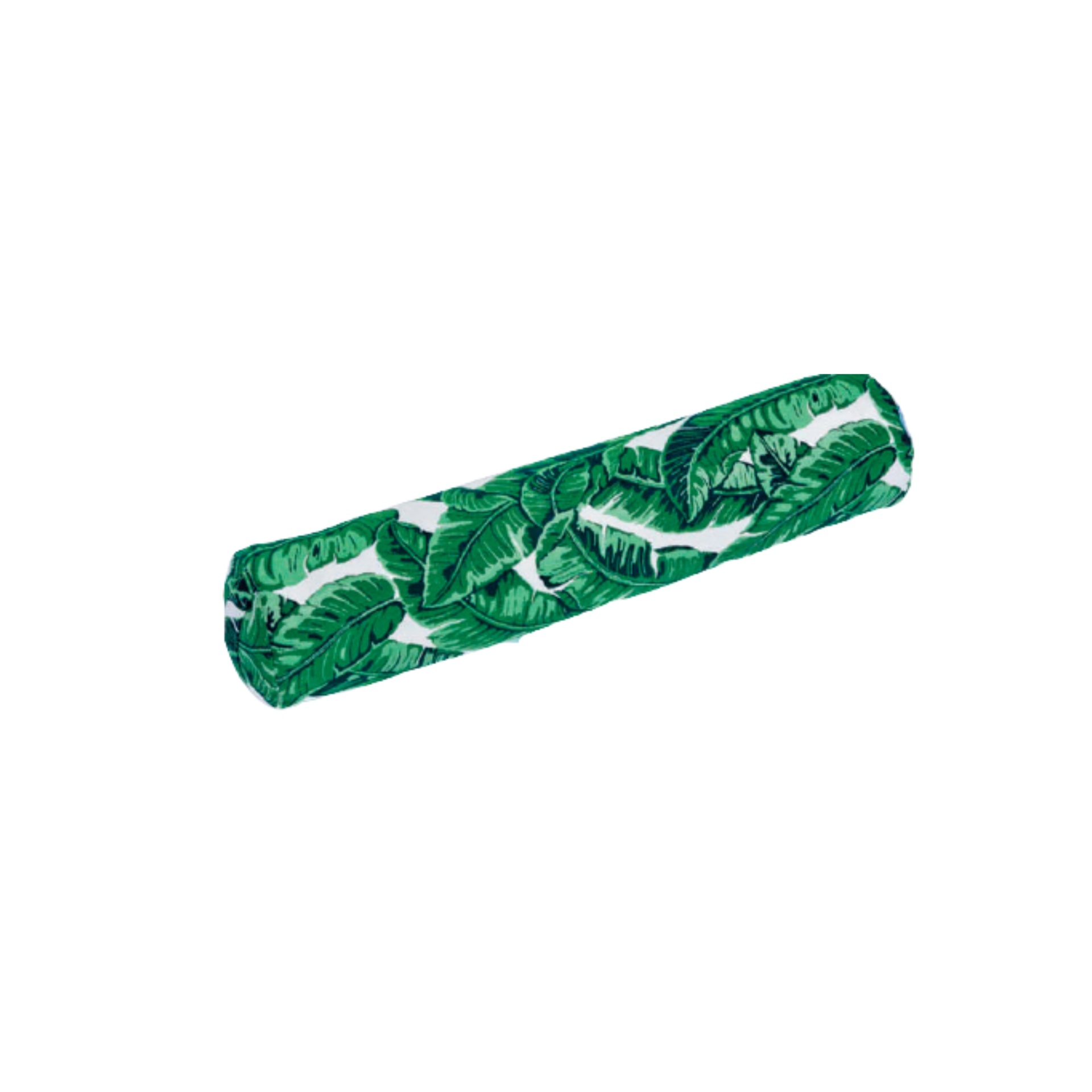 Doodle Colchão com padrão de folhas verdes