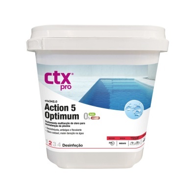 Contentor de tratamento de piscina ctx pro Action 5 Optimum