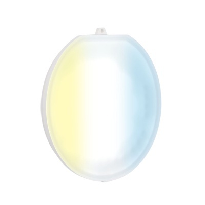 Capa de assento sanitário com iluminação LED em amarelo e azul