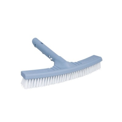 Escova de limpeza azul com cerdas brancas