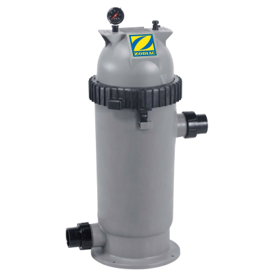 Filtro piscina cinzento Zodiac com medidor de pressão