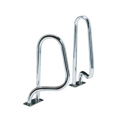 Suporte metálico para bicicleta com base para fixação