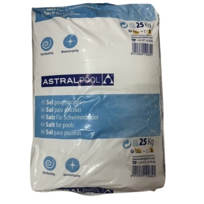 Saco de 25 Kg de sal para piscinas ASTRALPOOL