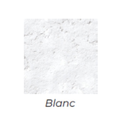 Pano branco com textura e texto Blanc