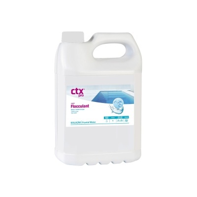 Embalagem branca de produto químico Flocculant para piscina da marca ctx pro