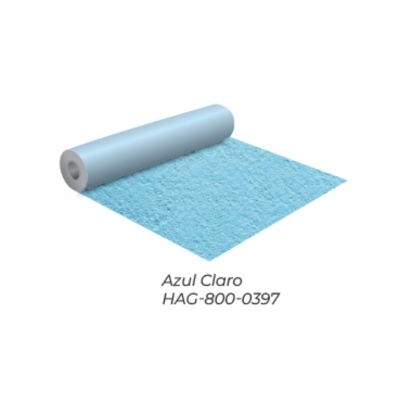 Rolo de material azul claro texturizado com texto Azul Claro HAG-800-0397