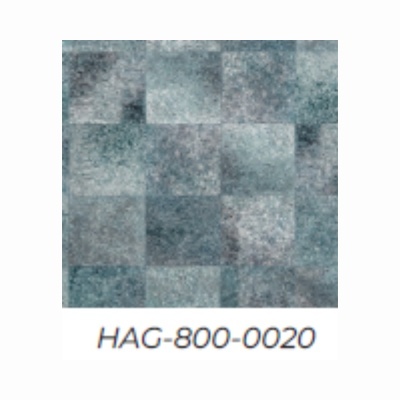 Padrão de azulejo cerâmico em tons de azul e cinza com texturas diferentes
