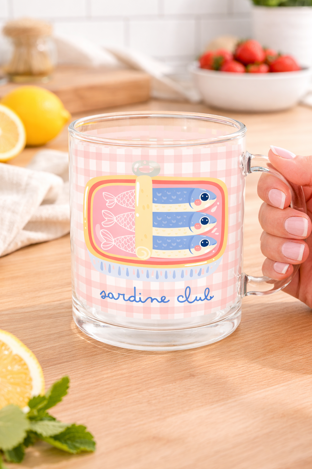 Caneca de vidro | Sardine Club