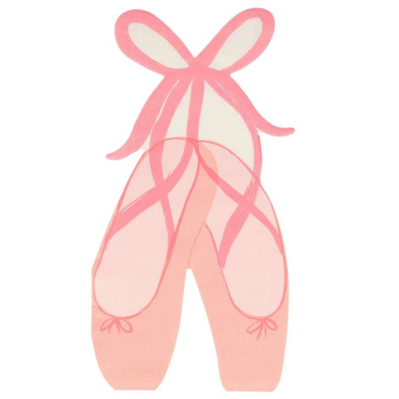 Par de sapatilhas de balé cor-de-rosa com fitas e laços