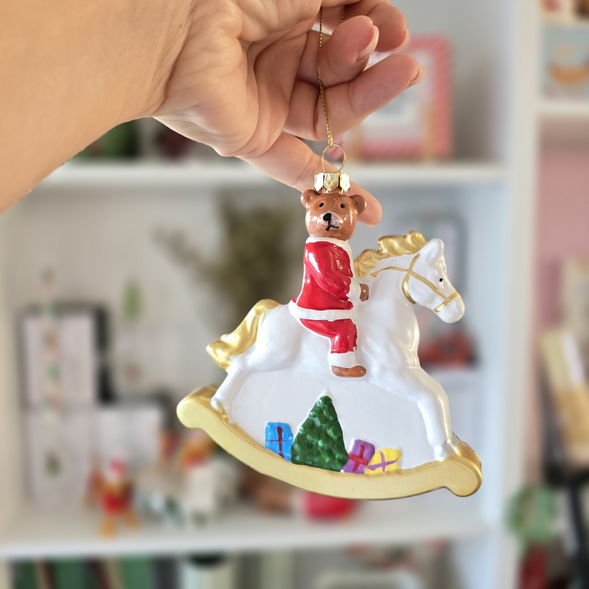 Ornamento para árvore | Baloiço | Christmas Teddy