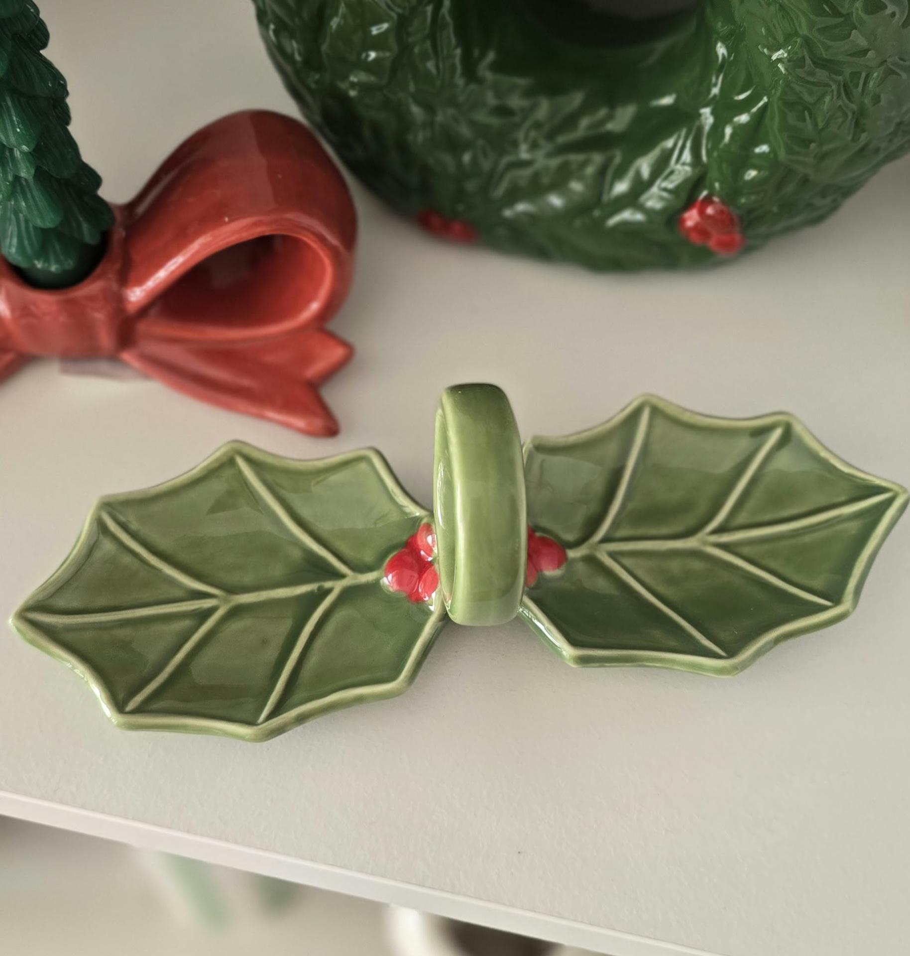 Taça azevinhos| Decoração de Natal