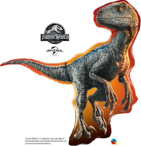 Figura de dinossauro Velociraptor da Jurassic World