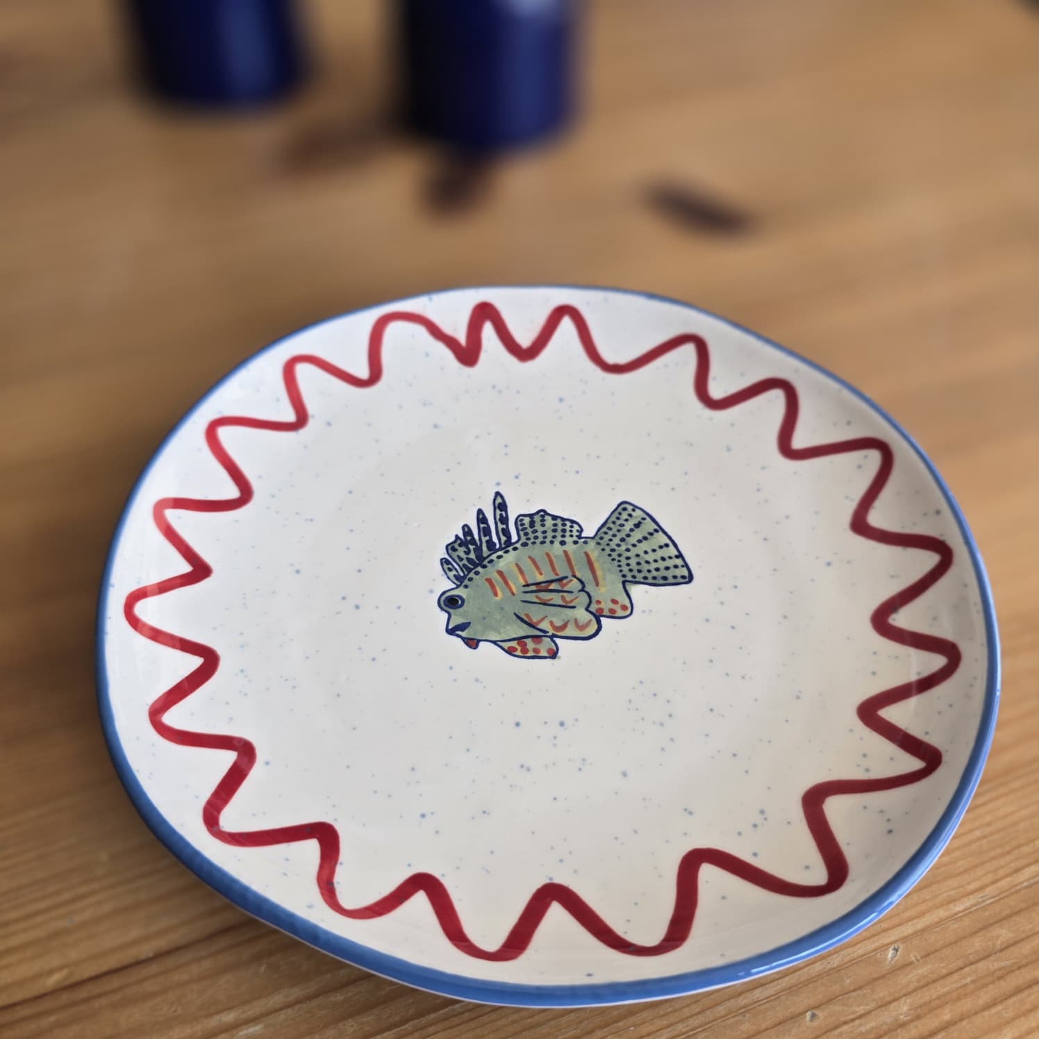 Prato Blue Fish