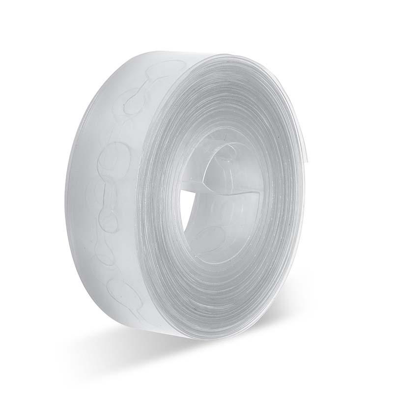 Rolo de fita adesiva transparente com desenhos de ossos em relevo