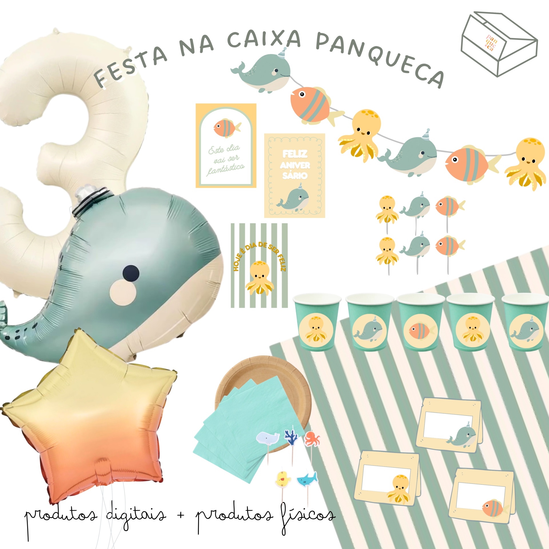Festa na Caixa Panqueca | Baleia